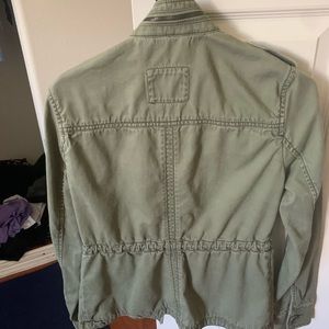 Abercrombie green jacket XS